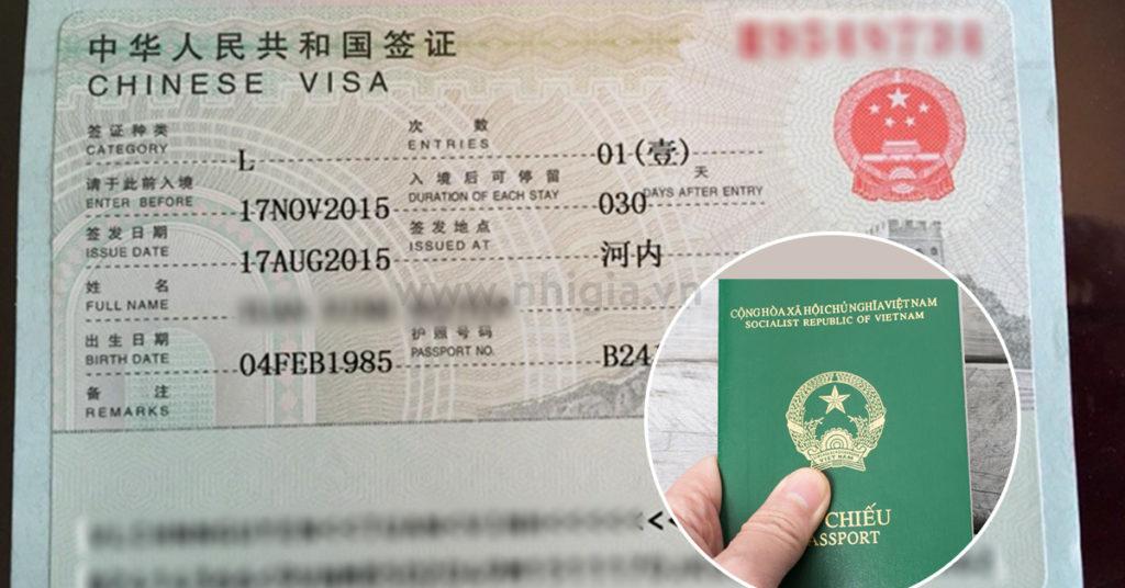 CÁC LOẠI VISA TRUNG QUỐC