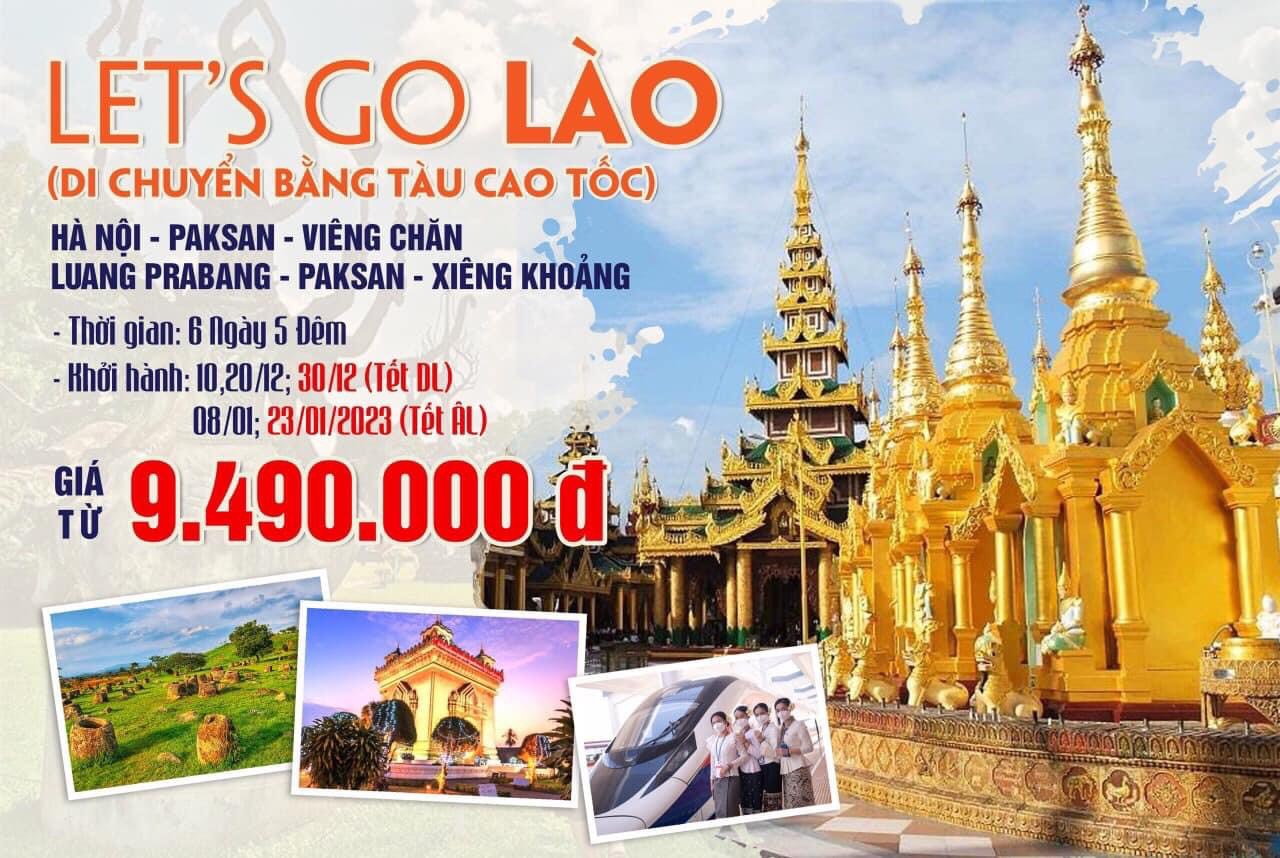 TRẢI NGHIỆM CHẶNG TÀU CAO TỐC VIÊNG CHĂN – LUANG PRABANG (6N5Đ)